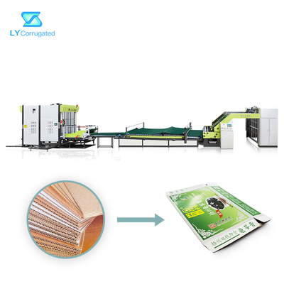 Μηχανή 1700mm 15000W τοποθέτησης σε στρώματα μηχανών κιβωτίων χαρτοκιβωτίων υψηλής ταχύτητας