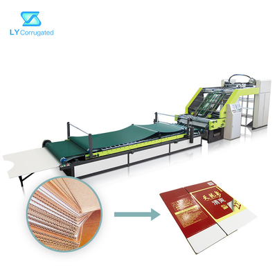 11kw ζαρωμένη μηχανή 1450x1300mm ελασματοποίησης κιβωτίων μέγεθος εγγράφου