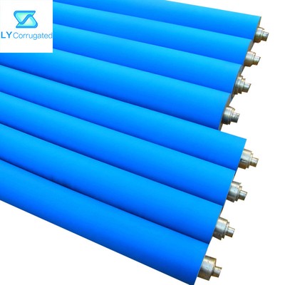 Ομαλά χαραγμένα μέρη μηχανών εκτύπωσης Flexo 12mm 14mm ενιαίος κύλινδρος τσιμπήματος Coatted πλευρικών τοίχων λαστιχένιος