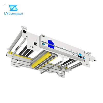 Fly300 ζαρωμένη αυτόματη μηχανή 1800mm κιβωτίων έλεγχοι σερβο μηχανών πλάτους