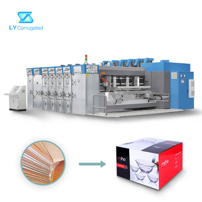 μηχανή Slotter εκτυπωτών 3600mm Flexo, αυτόματη Flexo μηχανή εκτύπωσης PLC