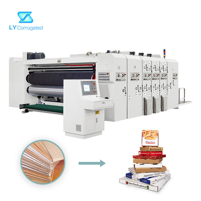 Εκτυπωτής Slotter PLC Flexo, αυλακώνοντας και τεμαχίζοντας μηχανή περιστροφικής εκτύπωσης