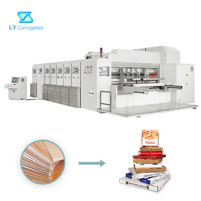 TUV Flexo μηχανή δύο χρώμα 5000KG Slotter εκτυπωτών για το κιβώτιο συσκευασίας κιβωτίων χαρτοκιβωτίων